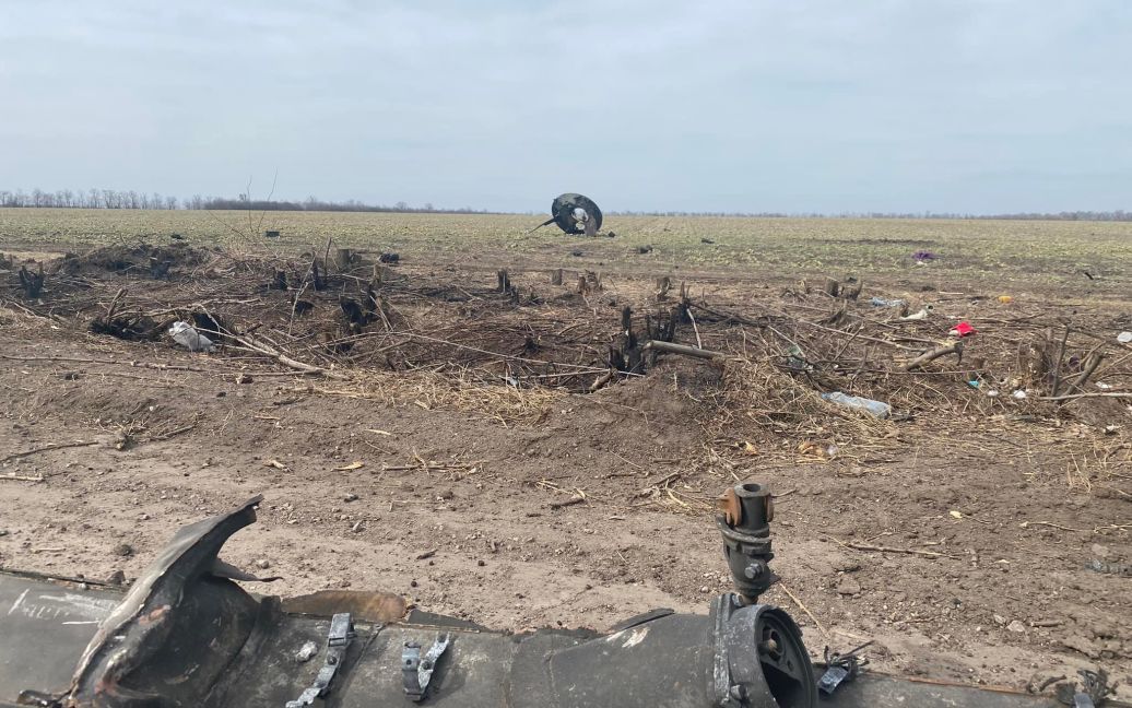 The battlefield in the Kherson region