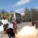 Розгін демонстрантів у Херсоні, агентство Рейтер