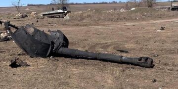 Разгромленный танковый полк РФ под Харьковом